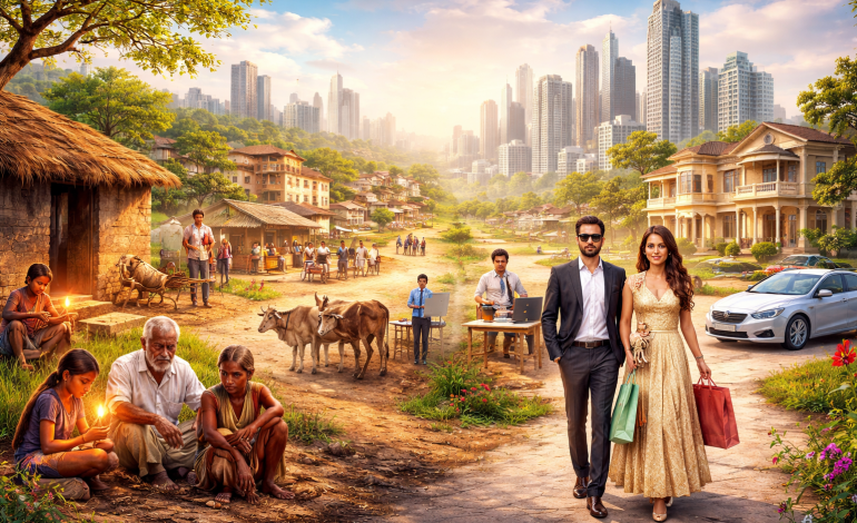 A Complete Analysis of Living Standards in India – From Villages to Metro Cities (Economic Class Division)
