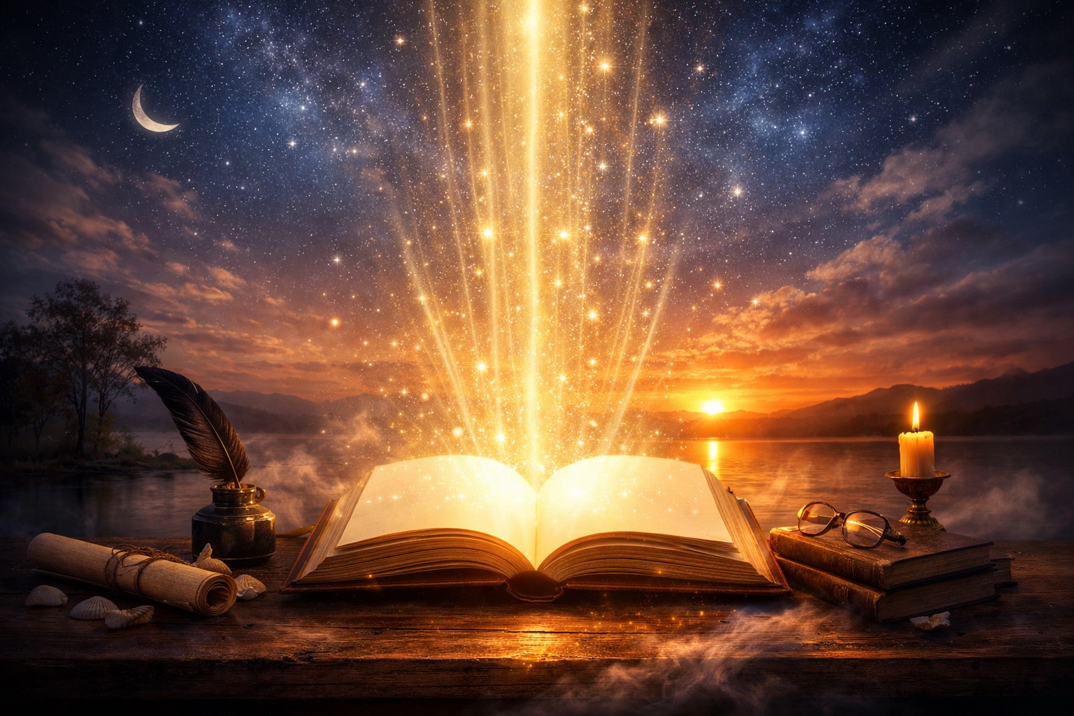 A Silent Book That Writes Us All