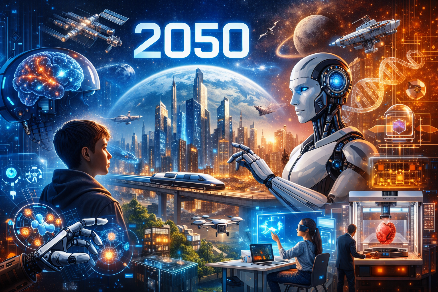 Future Technology 2050: Global Transformation, Youth Opportunities, and the Next 30 Years Roadmap