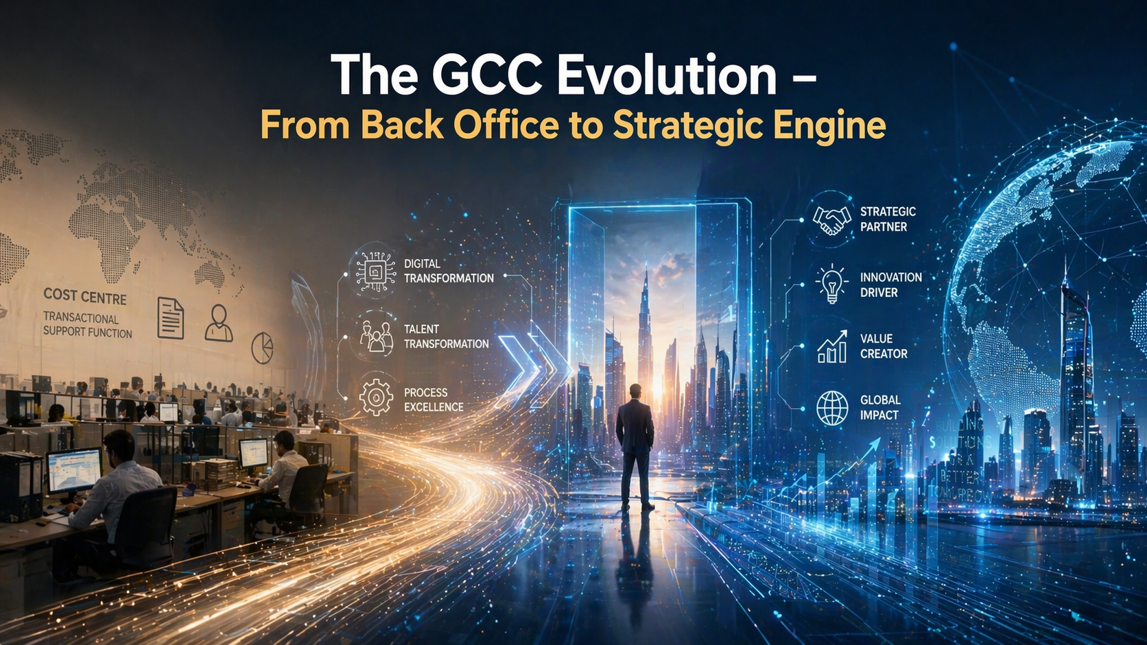 The GCC evolution from office to engine