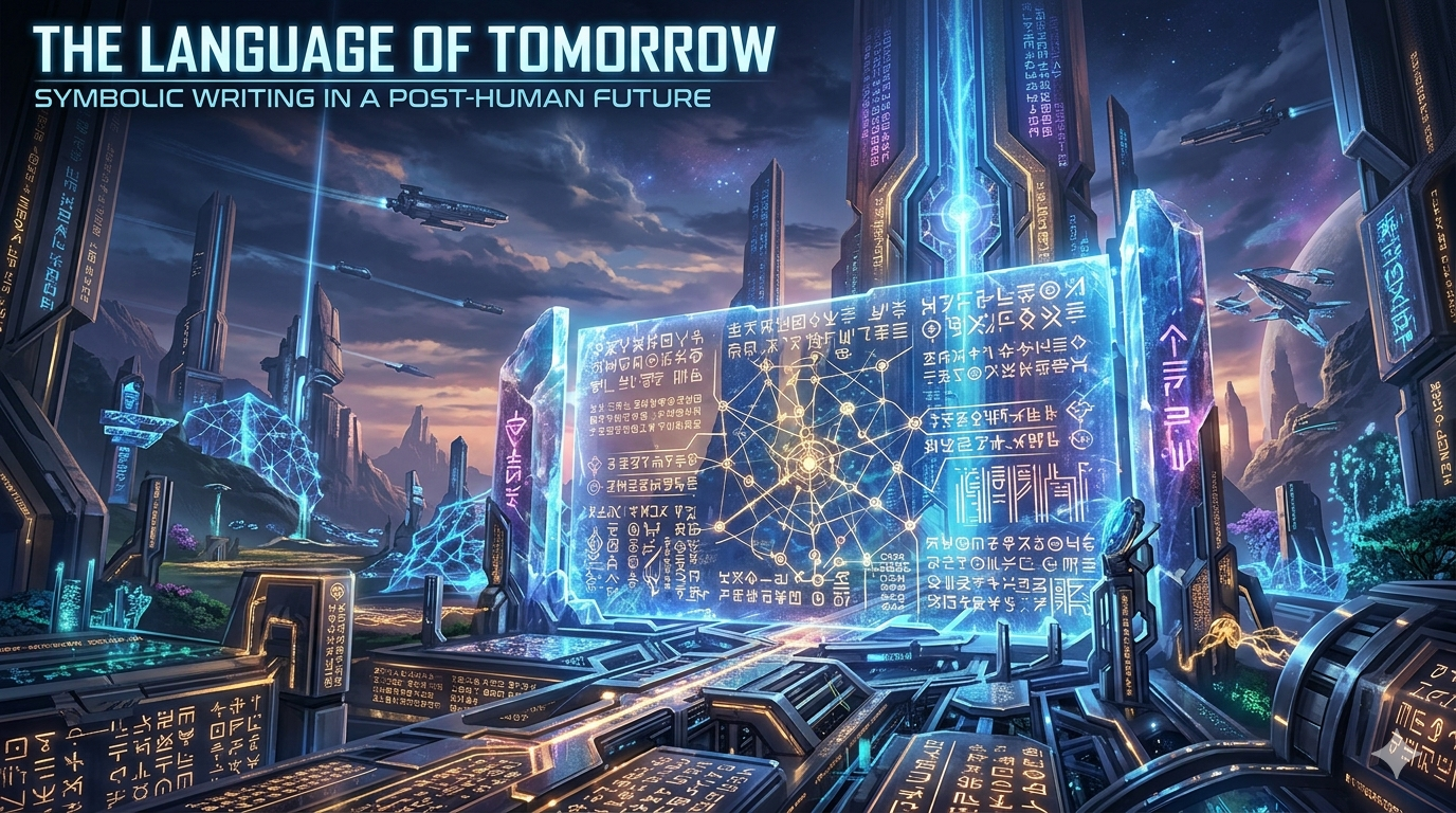 The Language of Tomorrow: Symbolic Writing in a Post-Human Future