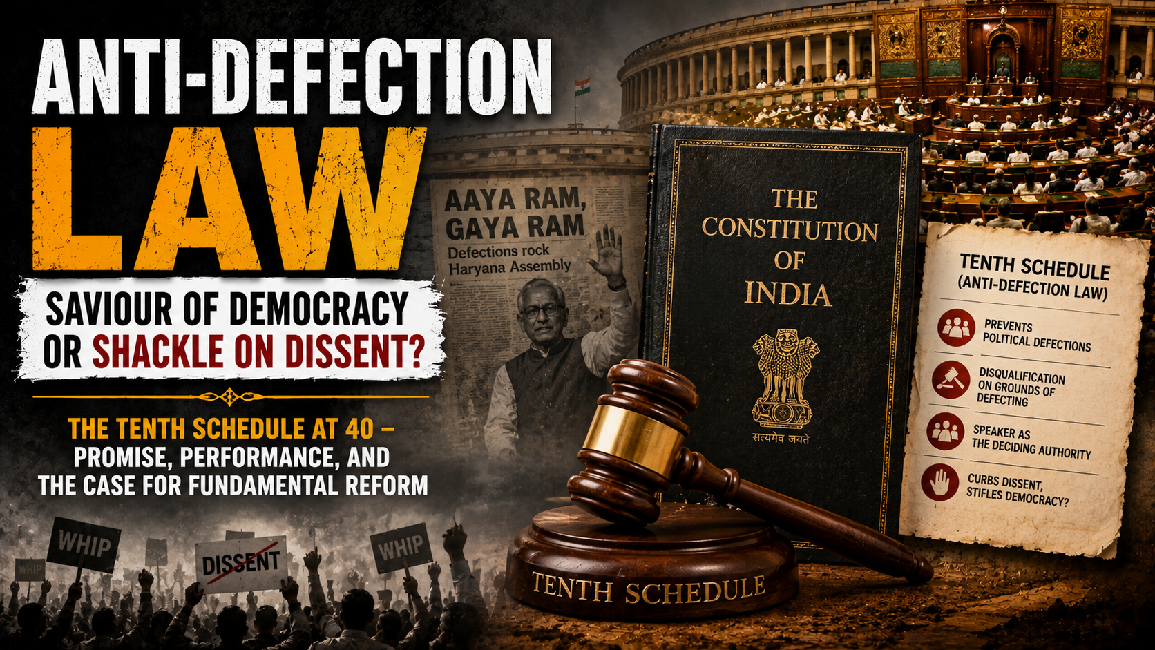 Anti-defection law and democracy debate
