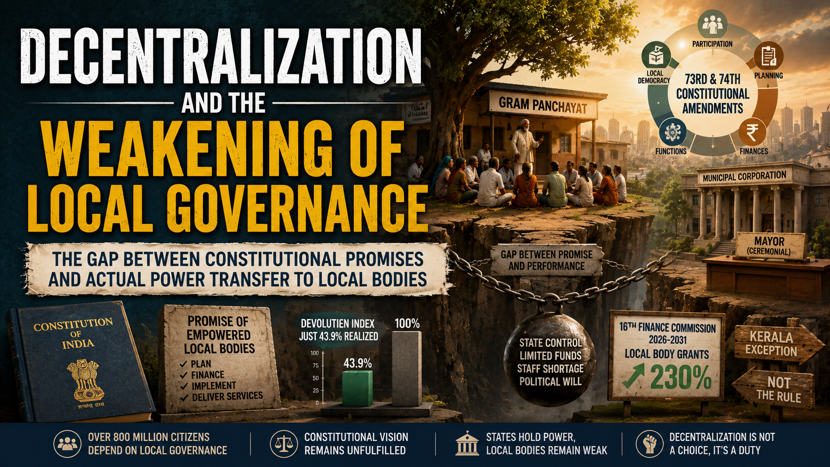 DECENTRALIZATION AND THE WEAKENING OF LOCAL GOVERNANCE