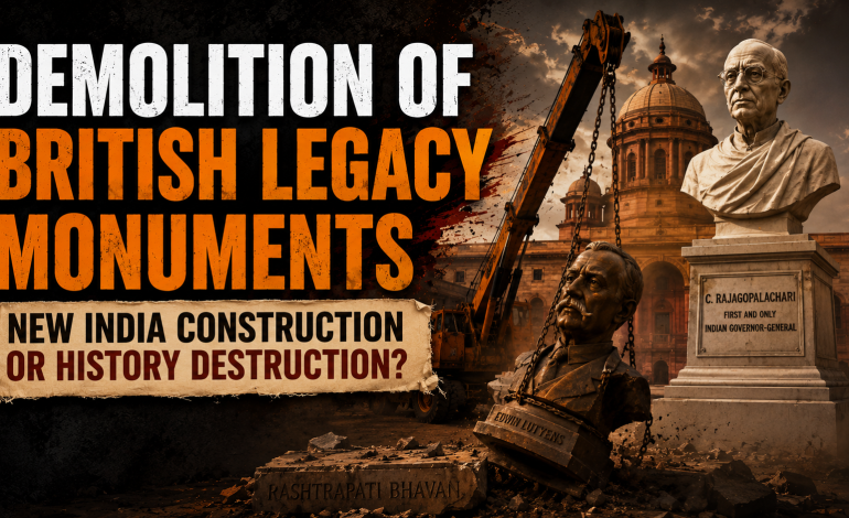 DEMOLITION OF BRITISH LEGACY MONUMENTS