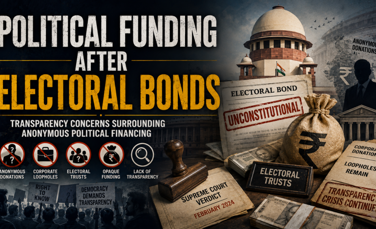 POLITICAL FUNDING AFTER ELECTORAL BONDS