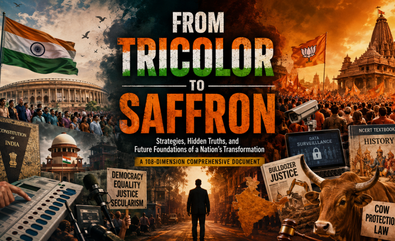 FROM TRICOLOR TO SAFFRON: Strategies, Hidden Truths, and Future Foundations of a Nation’s Transformation