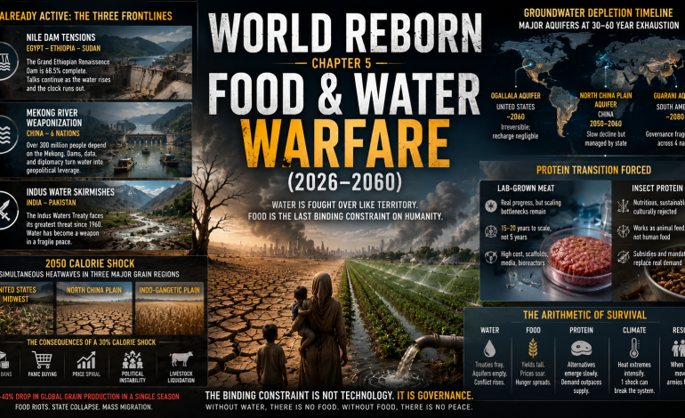 CHAPTER 5- WORLD REBORN : FOOD & WATER WARFARE (2026–2060)