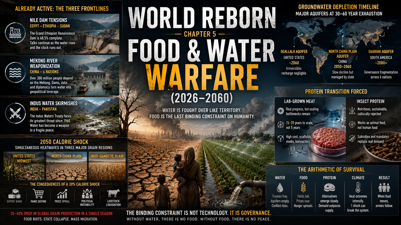 CHAPTER 5- WORLD REBORN : FOOD & WATER WARFARE (2026–2060)