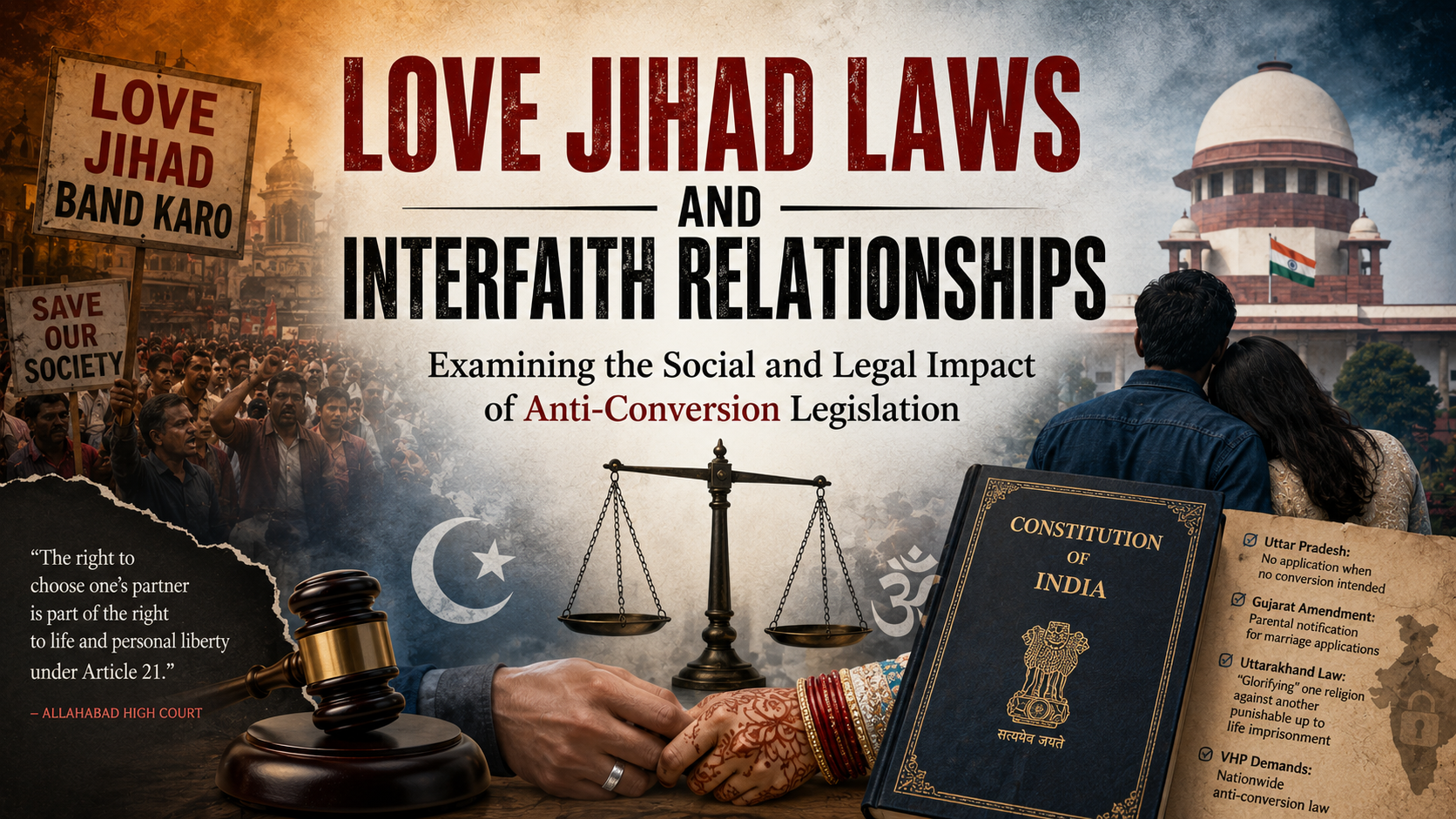 LOVE JIHAD LAWS AND INTERFAITH RELATIONSHIPS