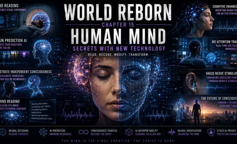 CHAPTER 15 – WORLD REBORN : HUMAN MIND — SECRETS WITH NEW TECHNOLOGY