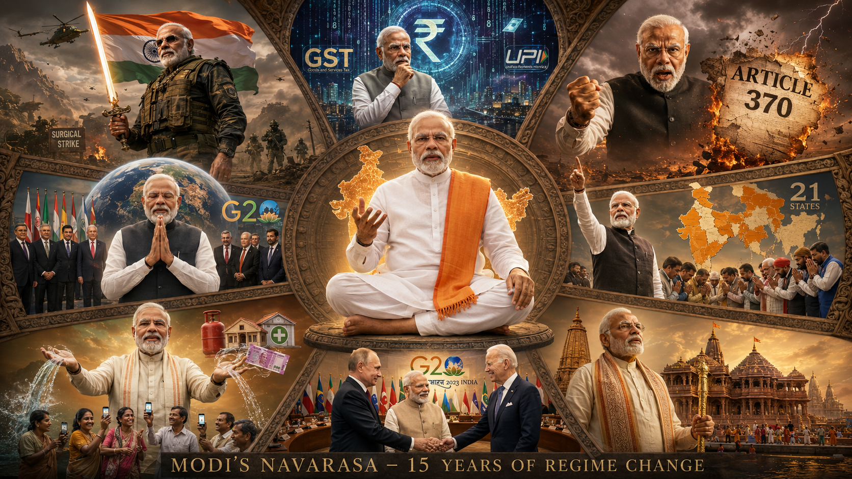 Modi's journey through power and legacy
