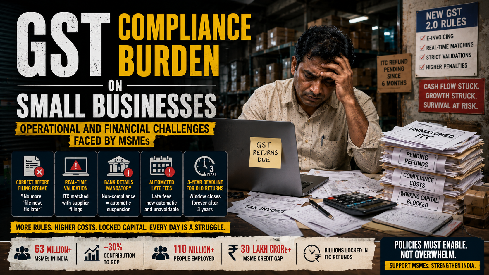 GST COMPLIANCE BURDEN ON SMALL BUSINESSES