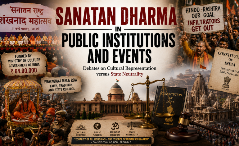 SANATAN DHARMA IN PUBLIC INSTITUTIONS AND EVENTS