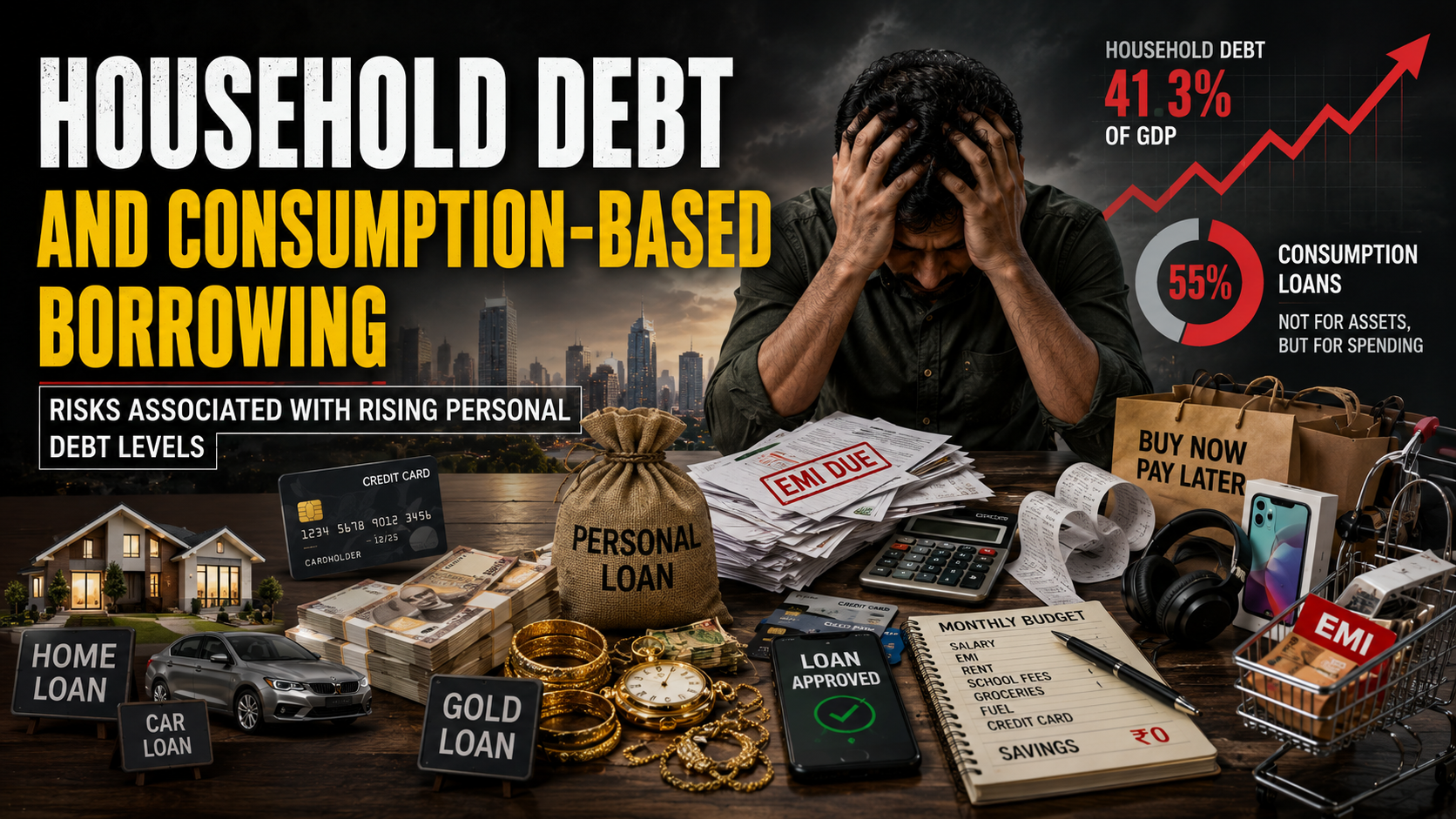 HOUSEHOLD DEBT AND CONSUMPTION-BASED BORROWING
