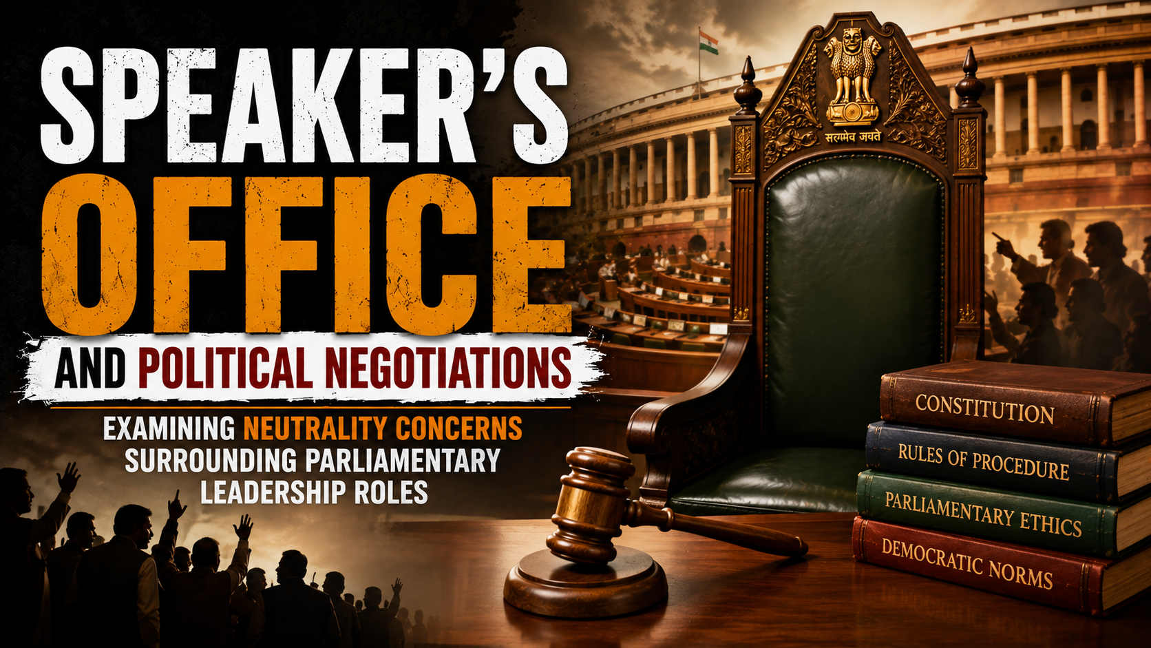 SPEAKER’S OFFICE AND POLITICAL NEGOTIATIONS