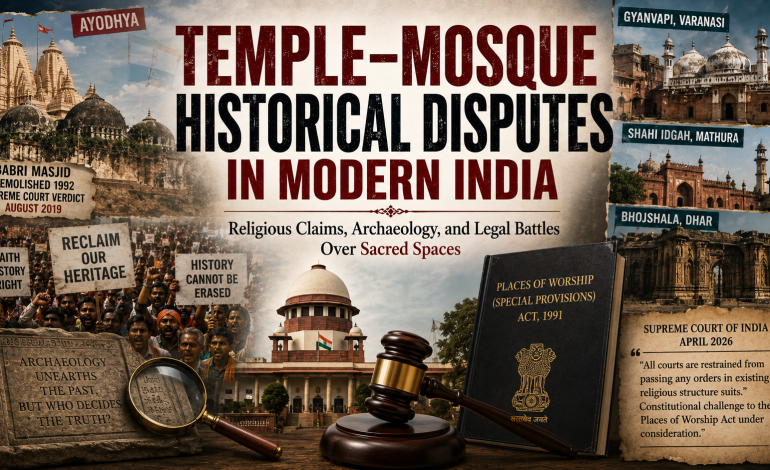 TEMPLE–MOSQUE HISTORICAL DISPUTES IN MODERN INDIA