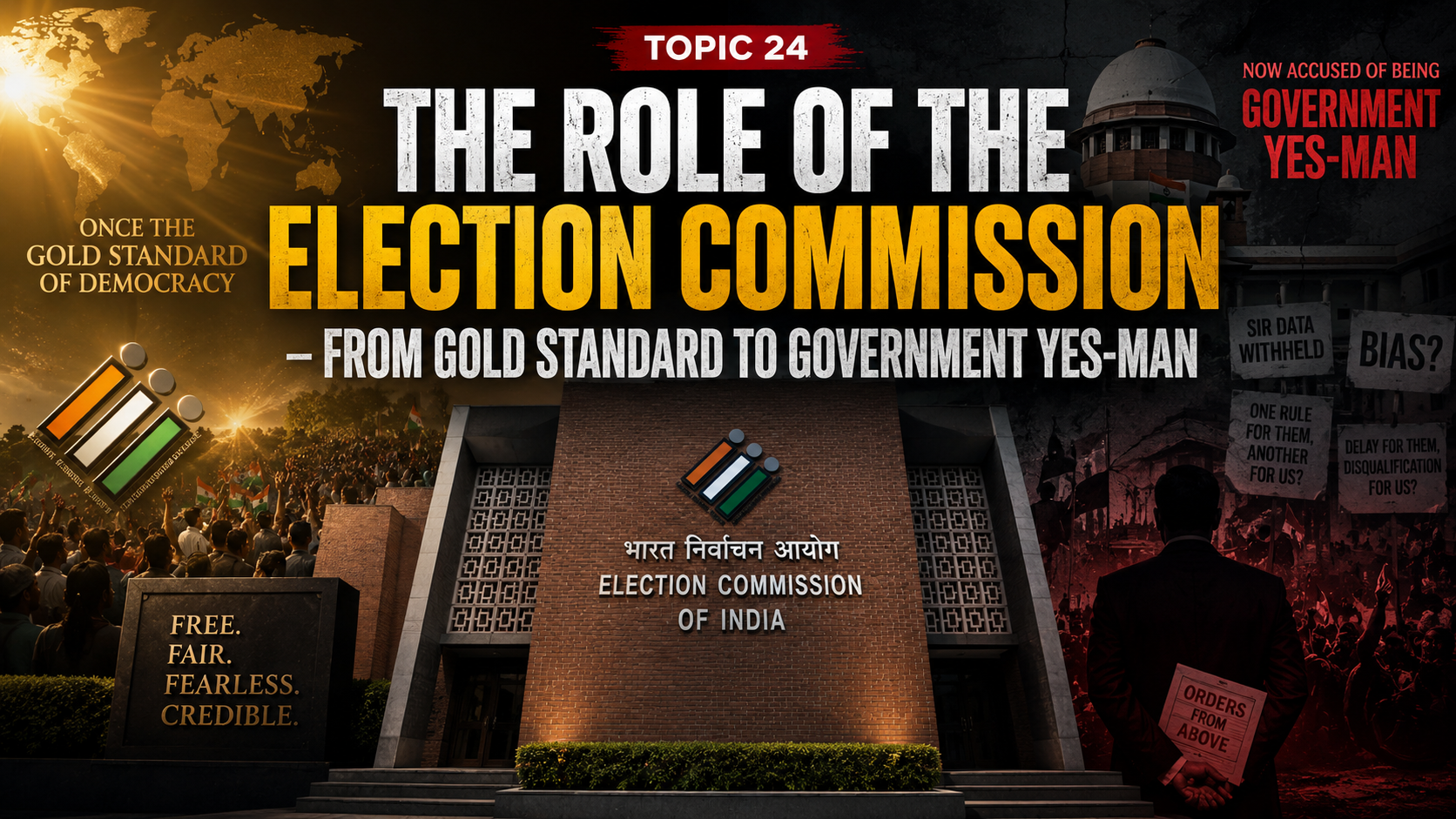 THE ROLE OF THE ELECTION COMMISSION – FROM GOLD STANDARD TO GOVERNMENT YES-MAN
