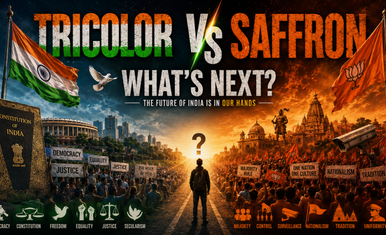 Tricolor vs Saffron – What’s Next? The Future of India’s Democracy, Identity, and Political Transformation