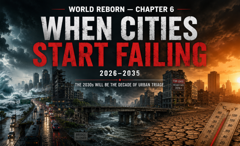 CHAPTER 6 – WORLD REBORN : WHEN CITIES START FAILING