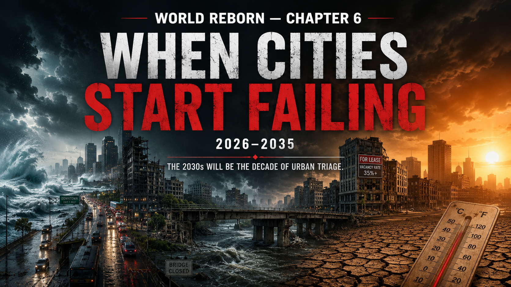 CHAPTER 6 – WORLD REBORN : WHEN CITIES START FAILING