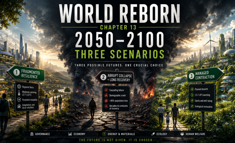 CHAPTER 13 – WORLD REBORN : 2050–2100: THREE SCENARIOS