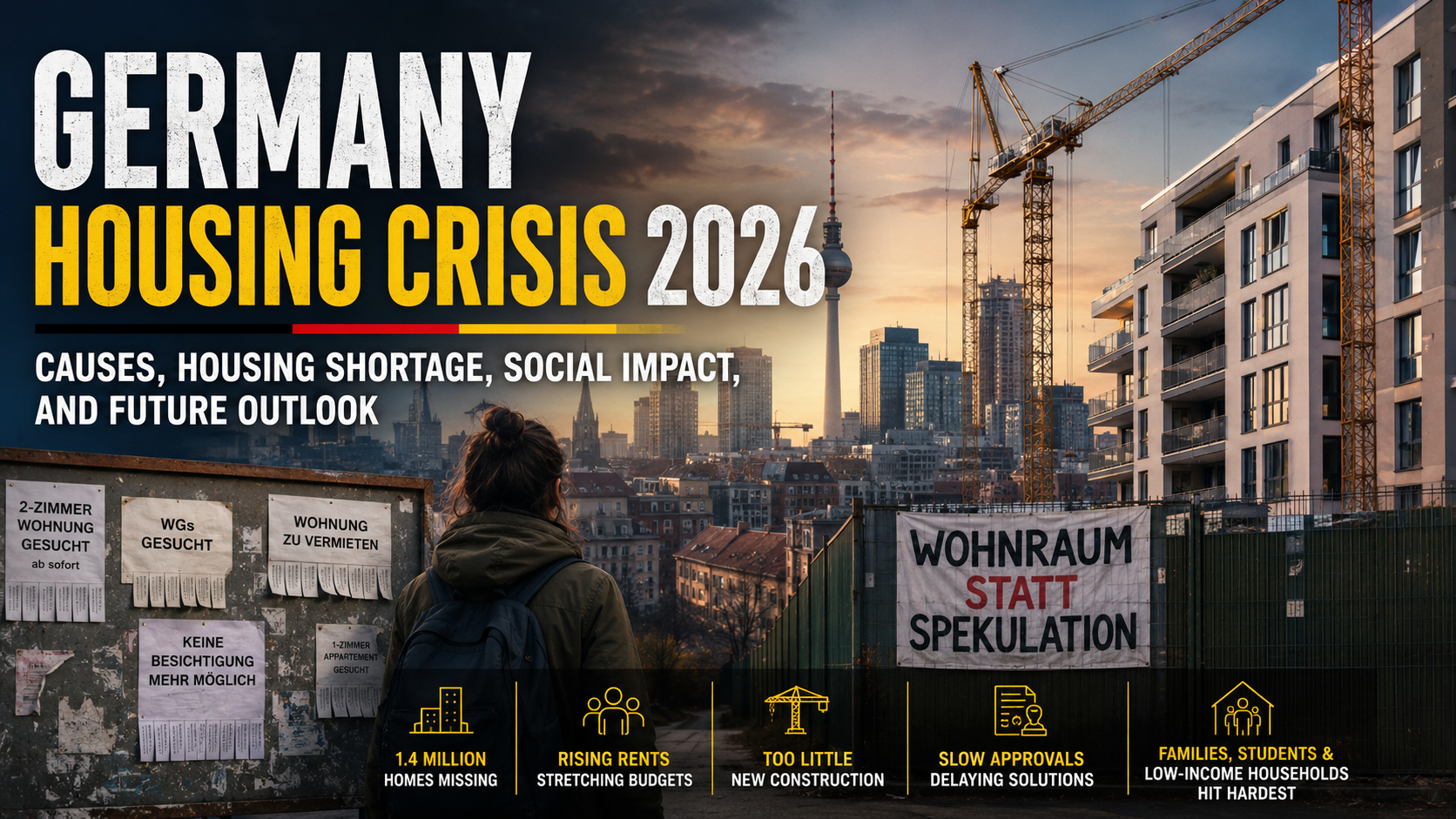 Germany’s Housing Crisis: Causes, Evidence, and Social Impact