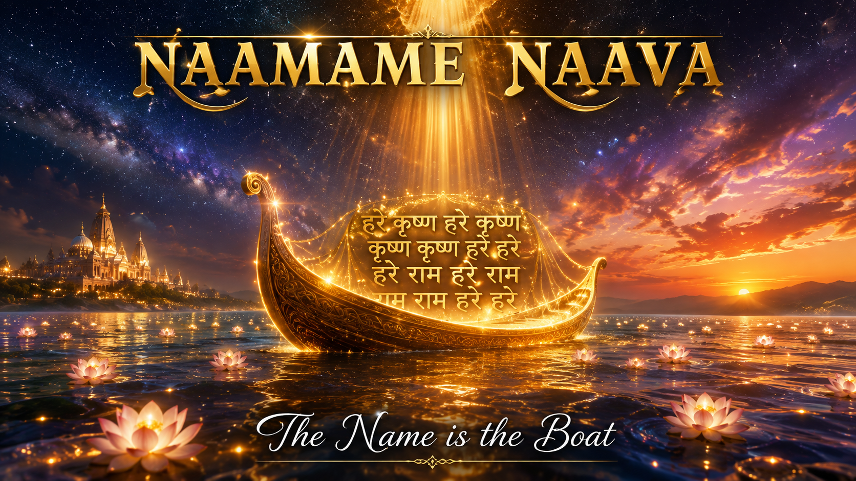Naamame Naava | The Name of God Is the Boat | Govinda Krishna Devotional  Lyrics